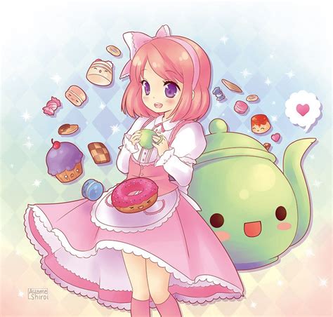 Tea Time Sweet Parade By Ayameshiroi On Deviantart Cute Art Kawaii