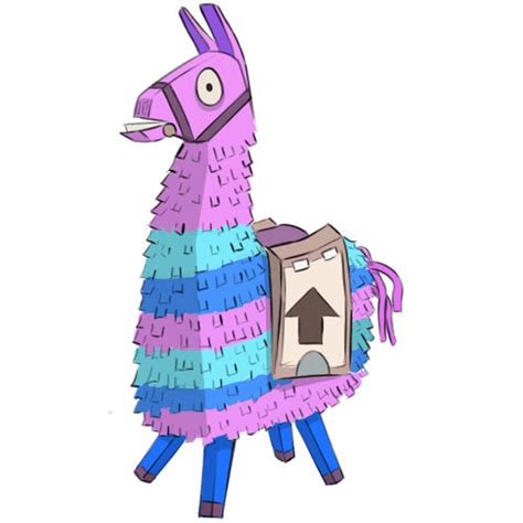Fortnite Llama Pinata Drawing Make Your Own Fortnite Loot Llama