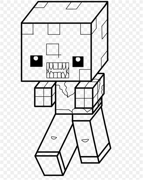 How Draw Minecraft Drawings Sketch Coloring Page