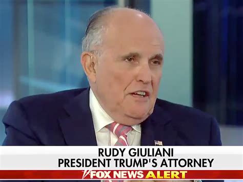 In His First Tv Appearance As Trump S Lawyer Rudy Giuliani Made A