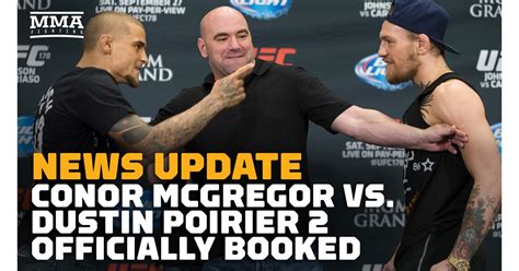 Main event / match 12. Video: Conor McGregor vs. Dustin Poirier 2 set for UFC 257 ...