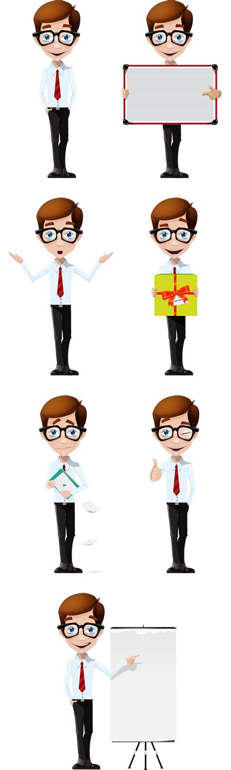 Boy Vector Business Character Vector Characters