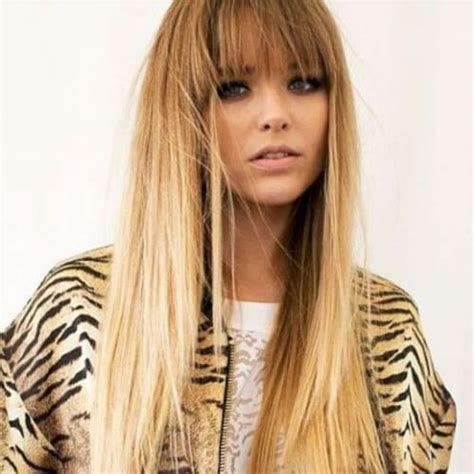 48 Beautiful Long Hair With Bangs