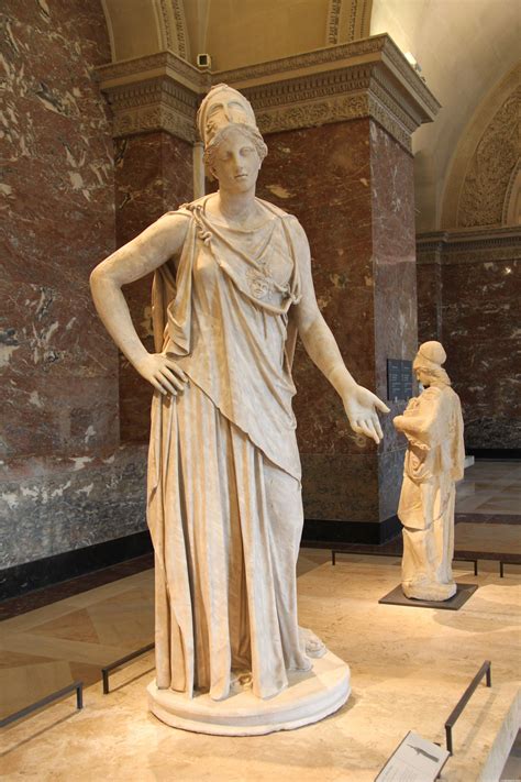 Athena Draping Fabric Louvre Museum Famous Art Museum