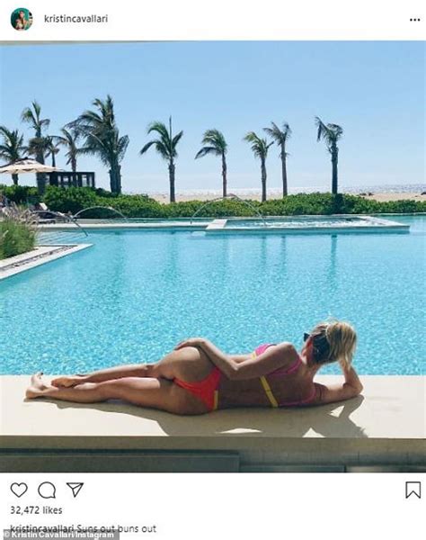 Kristin Cavallari Showcases Her Bikini Body By The Pool In Mexico