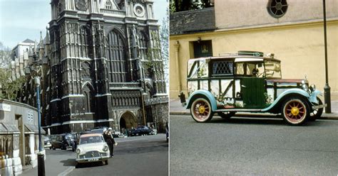 47 Color Photos Show Classic Cars On London Streets During The 1950s Oldengland Cafex 382