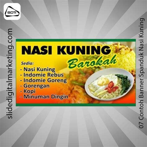 Contoh Banner Spanduk Nasi Kuning Slidedigitalmarketing Com