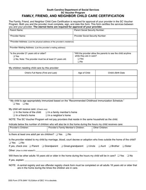 Dss Form 3776 Fill Out Sign Online And Download Printable Pdf South
