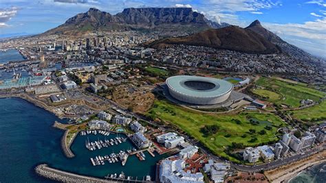 1920x1080 City Cityscape Cape Town Aerial View  864 Kb Hd Wallpaper
