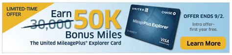 All of coupon codes are verified and tested today! Improved United Explorer Card Offer - 55,000 Bonus Miles + $50 Statement Credit