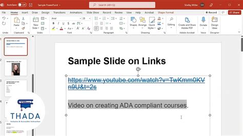 How To Hyperlink In Powerpoint Youtube