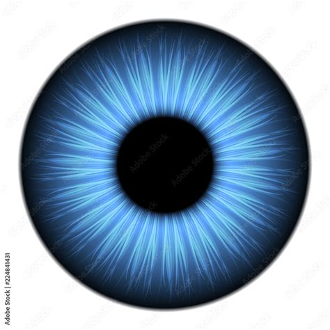Blue Eye Texture For 3d Modeling Stock Vector Adobe Stock