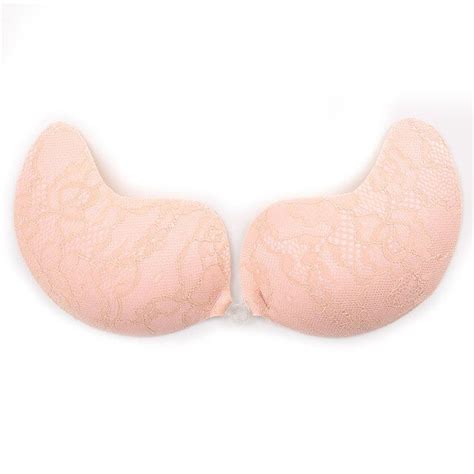 Fetoo Silicon Bra Push Up Sexy Womens Sticky Bra Lace Bralette Silicone