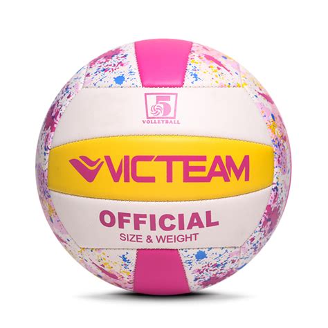 Cute Pink Volleyball Ball For Girls Victeam Sports
