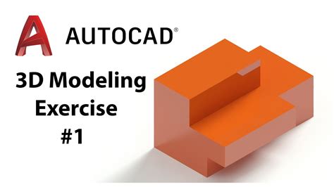 Autocad 3d Modeling Exercise 1 Basic To Advance In Hindi Youtube