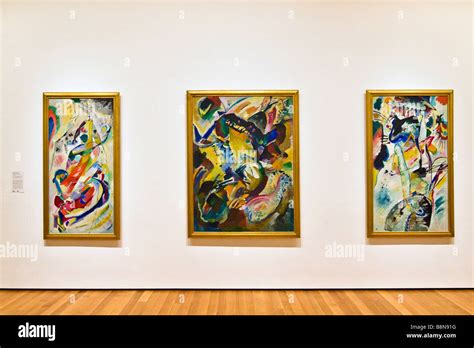 Una Serie De Pinturas De Vasily Kandinsky Llamado Cuatro Paneles Para
