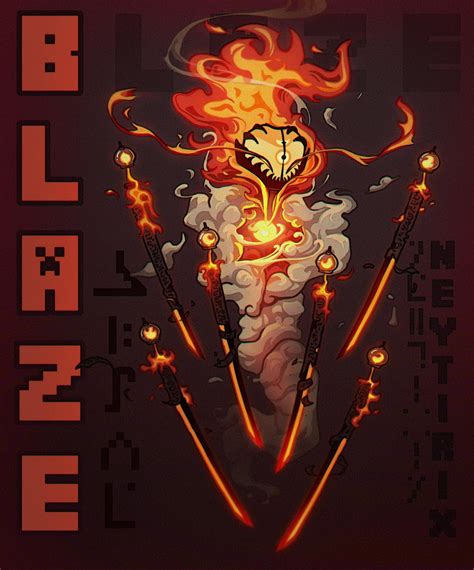 Blaze By Neytirix On Deviantart Imágenes De Minecraft Arte De