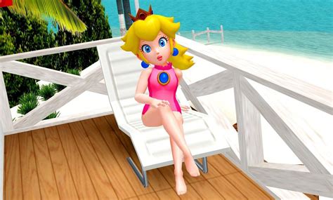 Peach S Holidays On The Beach By On Deviantart Super Princess