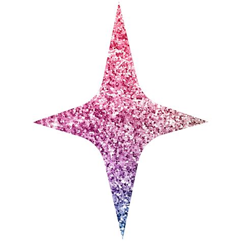 Shiny Glitter Star Celestial Element Transparent Png Clipart 12716093 Png