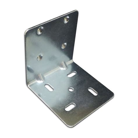 An Aluminum Bracket With Holes On The Side