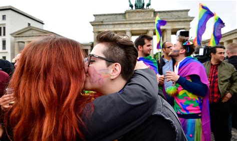 Germany Legalises Same Sex Marriage Despite Merkels Objections