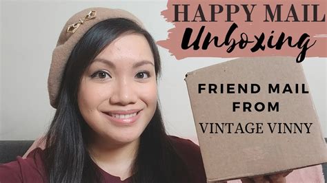 Happy Mail Unboxing From Vintage Vinny Unboxing Ts From Friends Mail Unboxing Haul Mail