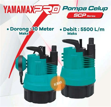 Harga mesin pompa air sumur dangkal sanyo ph 175 c rp1,880,000. Jual Mesin Pompa Air Celup Yamamax PRO SCP 100A Otomatis ...