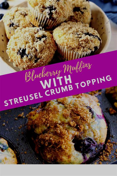 Blueberry Muffins With Streusel Crumb Topping New Recipe 1