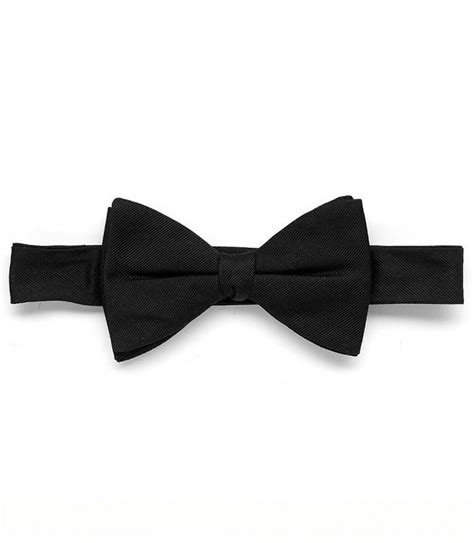 Black Ready Tied Grosgrain Butterfly Formal Bow Tie Grosgrain Tie Bows