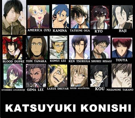 It is the acting skills possessed by these folks that make them so desirable by how. Voice Actor: Katsuyuki Konishi | Anime love! | Pinterest ...