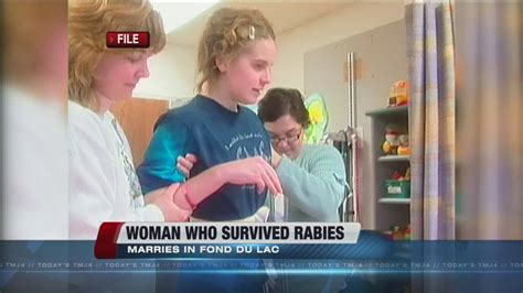 woman who survived rabies marries in fond du lac youtube