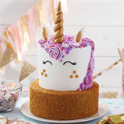 Part of my first dessert table. 5 Whimsical Unicorn Cake Ideas | Wilton