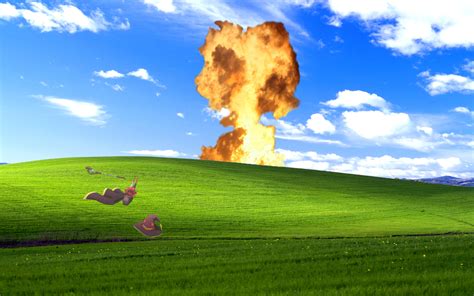 Exprosion Windows Xp Bliss Wallpaper Know Your Meme