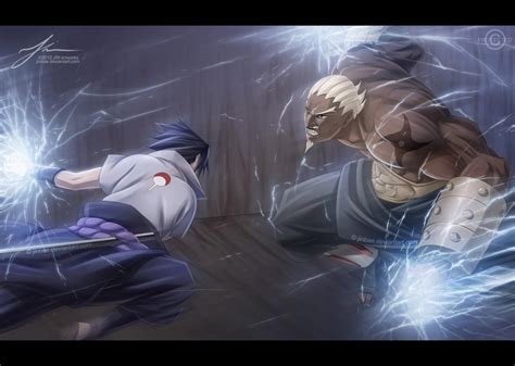 Sasuke Vs Raikage By Jinbae On Deviantart