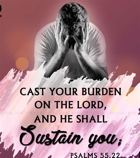 Psalm 5522 Psalm 55 22 Psalms Cast Your Burdens