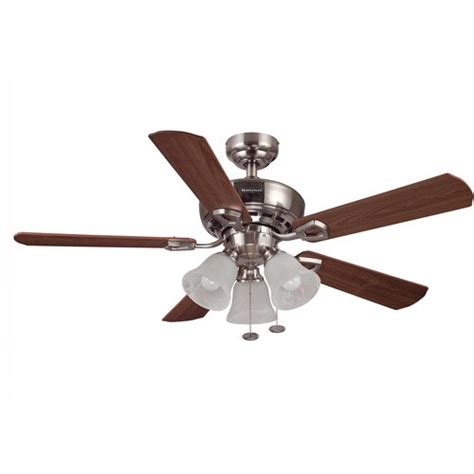 Shop clearance home decor at lumens.com. 44" Honeywell Valiant Ceiling Fan, Brushed Nickel ...