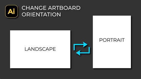 How To Change Landscape To Portrait Artobard Adobe Illustrator Youtube