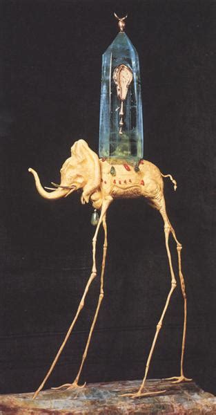 Space Elephant 1948 Salvador Dali