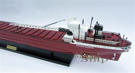 Ss Arthur M Anderson American Great Lakes Freighter Handcrafted Wooden