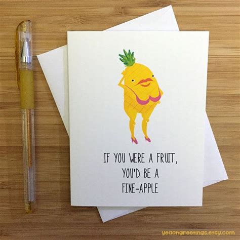 Funny Pun Card Love Card Funny Greeting Card Love Greeting Card