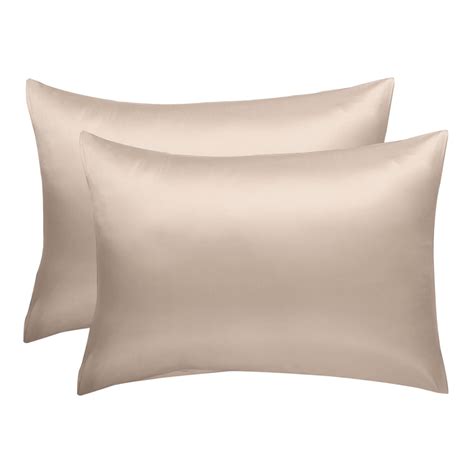 Set Of 2 Luxury Satin Pillowcase Cool Silky Travel Size Pillow Case