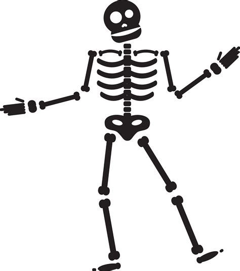 Happy Halloween Skeleton Vector Illustration 4577592 Vector Art At Vecteezy