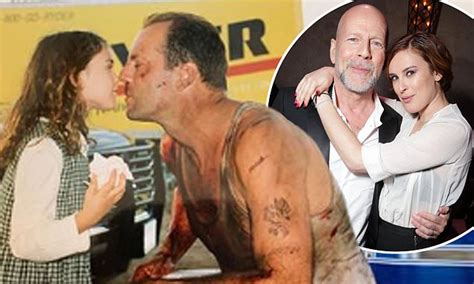 Rumer Willis Shares Throwback Photo Of Herself Kissing Dad Bruce Willis