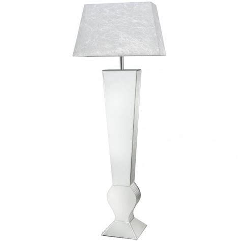 Silver Mirrored Floor Lamp Decor Homesdirect365