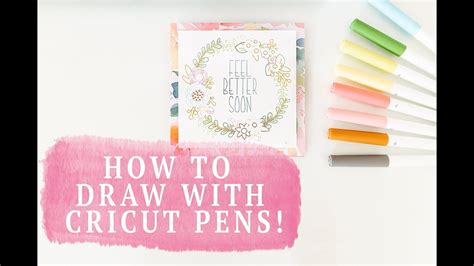 Drawing With Cricut Pens How To Insert Cricut Pens And Draw With 8