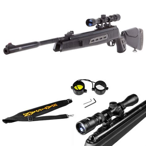 Hatsan 125 Sniper Break Barrel Air Rifle Combo Black Cheap Air