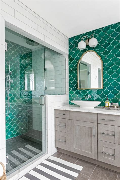 Moroccan Mermaid Bathroom Bathroom Seattle By Whidbey South Woodworks Houzz