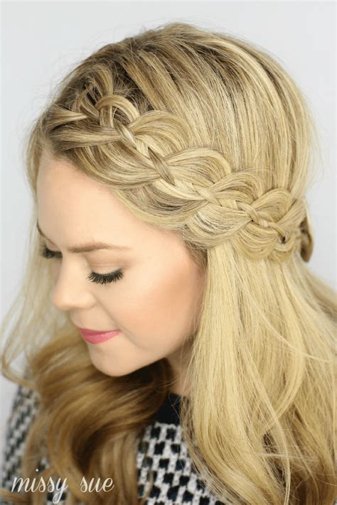 We've included the simplest and most popular types of braids with pictures to learn how to french braid your own hair and it will open up a world of new style options! Four Strand Headband Braid