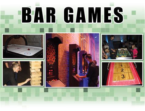 Classic Bar Game Rentals Available At Idea Fountain Inc