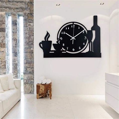 Win Facatory Reloj De Pared Sala Comedor Hogar Personalidad Arte Moderno Sencillo Elegante